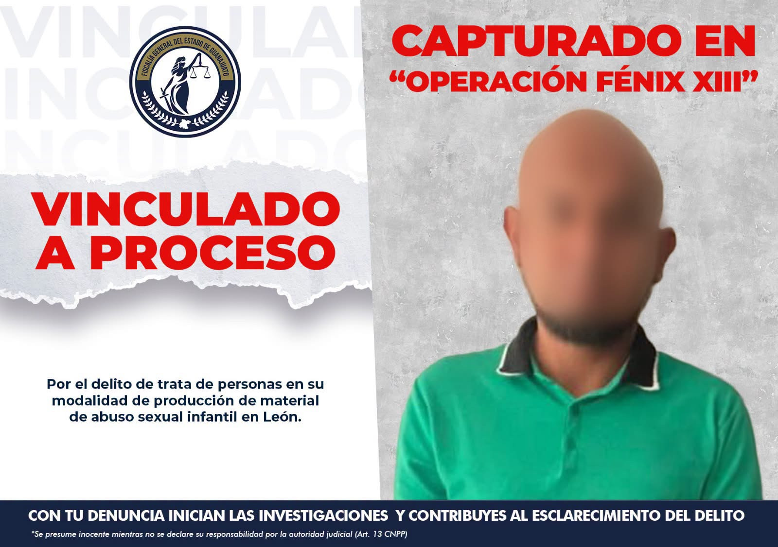 Cae en Guanajuato presunto integrante de red internacional de trata infantil