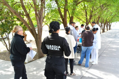 SSPT e ISSSTE realizan campaña de vacunación en Complejo Estatal de Seguridad Pública