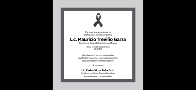 Alcalde de Reynosa lamenta fallecimiento de Mauricio Treviño Garza