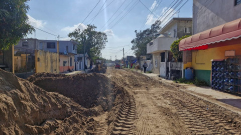 Gobierno y DIF Tamaulipas desarrollan obras viales a través del programa Lazos del Bienestar