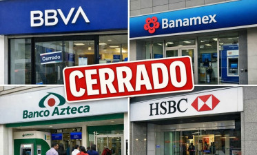 ¡Que no se te pase! Bancos suspenderán operaciones el lunes 16 de marzo