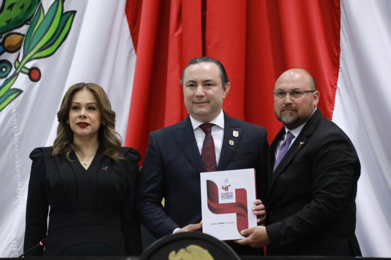 Recibe Legislatura 66 el Cuarto Informe del Gobernador Américo