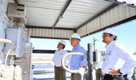 Supervisan obras para ampliar capacidades de gas natural en complejo Burgos de Reynosa