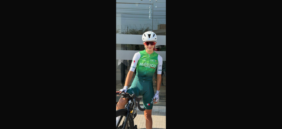 Atzy Reyes lista para competir en el Panamericano de Ciclismo de Ruta 2026