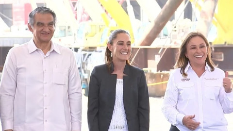 Sheinbaum encabeza aniversario de la Expropiación Petrolera; Gobernador de Tamaulipas asistió al acto