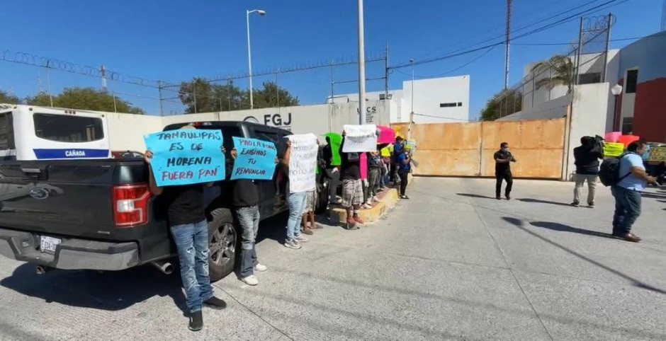 Se deslinda colectivo de manifestación en Unidad Antisecuestro en Reynosa