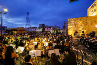 Acompañaron familias reynosenses al Alcalde Carlos Peña Ortiz en grandioso Concierto Sinfónico