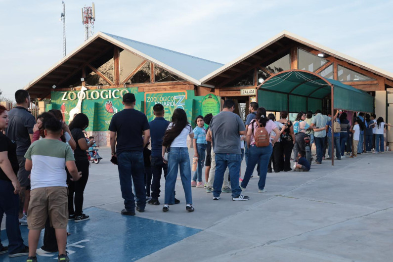 Registra Zoológico de Nuevo Laredo alta afluencia durante periodo vacacional