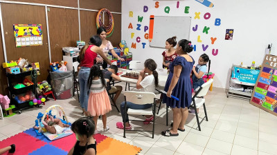 Inaugura SIPINNA Tamaulipas Espacio Amigable en la Casa del Migrante San Juan Diego y San Francisco de Asís, en Matamoros