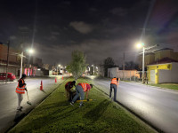 Trabajan cuadrillas del Ayuntamiento de Reynosa bajo medidas de prevención