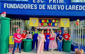 ¡De la consola al aula! Docentes y alumnos de la Primaria Fundadores viven aventura al estilo Mario Bros
