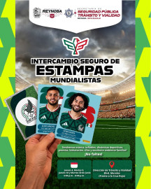Éntrale a la fiebre del Mundial de Futbol, hoy a las 5:00 P. M. en la Secretaría de Seguridad Pública