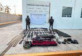Aseguran arsenal de alto poder en Badiraguato; hallan 50 armas y lanzagranadas en camioneta abandonada