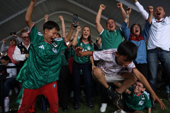 Sheinbaum felicita al Tri tras su victoria en el arranque del Mundial 2026