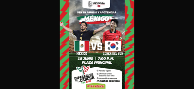 Disfruta en la Fan Zone "Imparables en la Cancha" el juego de la Selección Mexicana