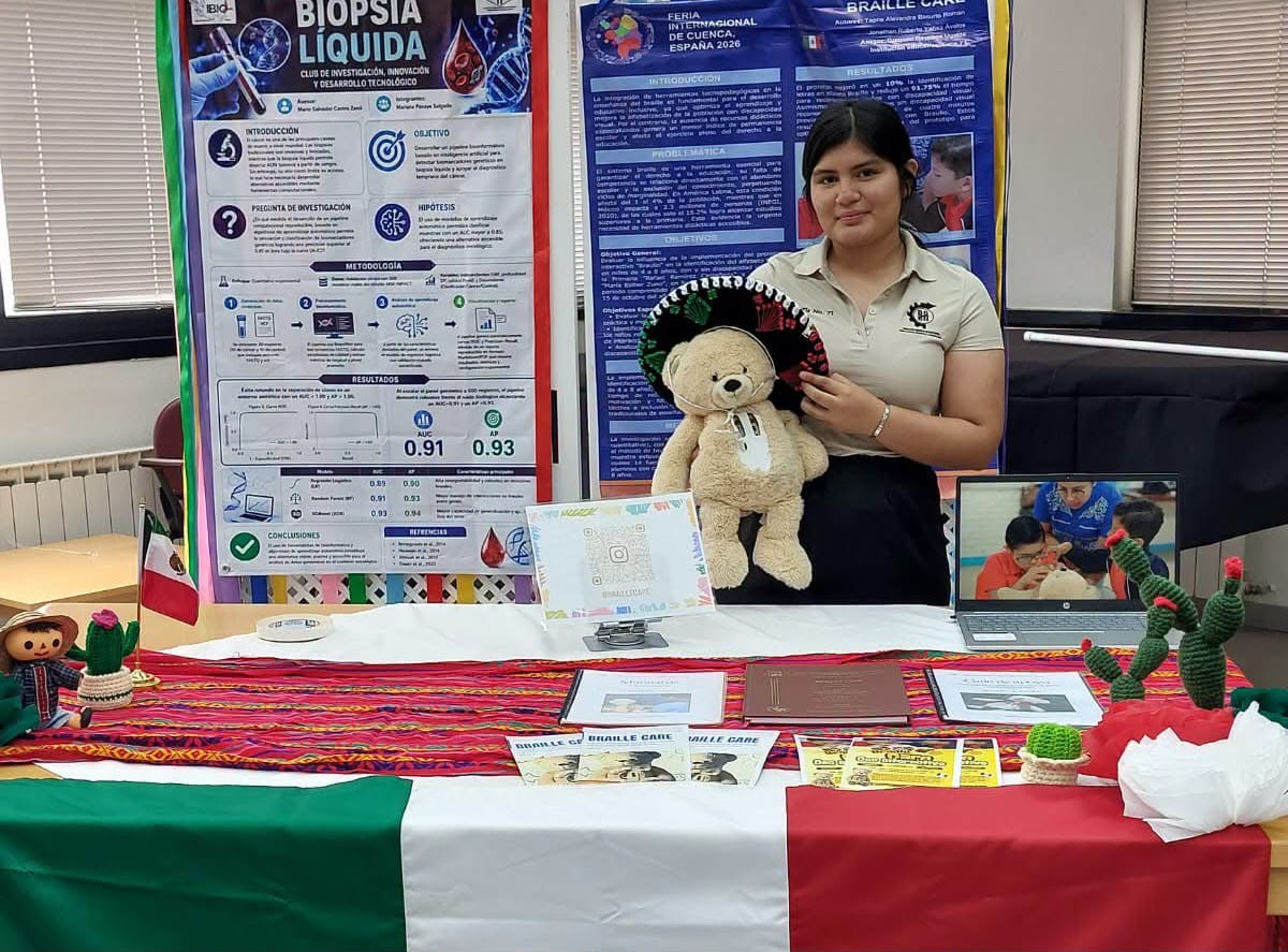 De Reynosa a España: proyecto “Braille Care” conquista primer lugar internacional