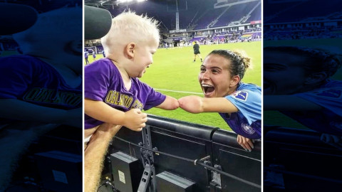 Futbolista y su pequeño fan conmueven al mundo con emotiva foto