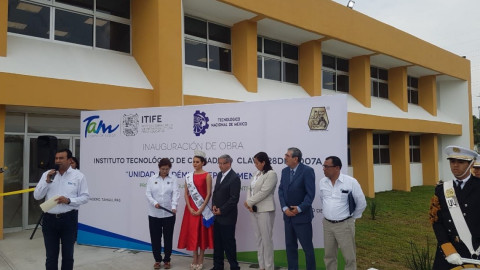 Inauguran edificio altamente equipado en el Tecnológico de Madero