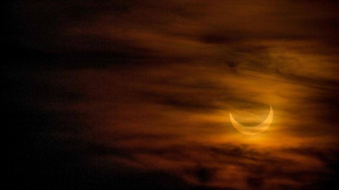 Así se vivió el primer eclipse solar anular del 2021