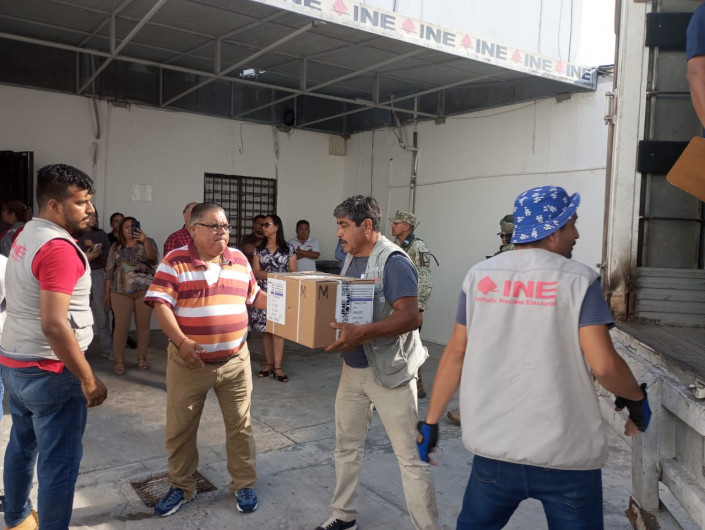 Arriban boletas electorales y lista nominal para la elección del 1 de junio