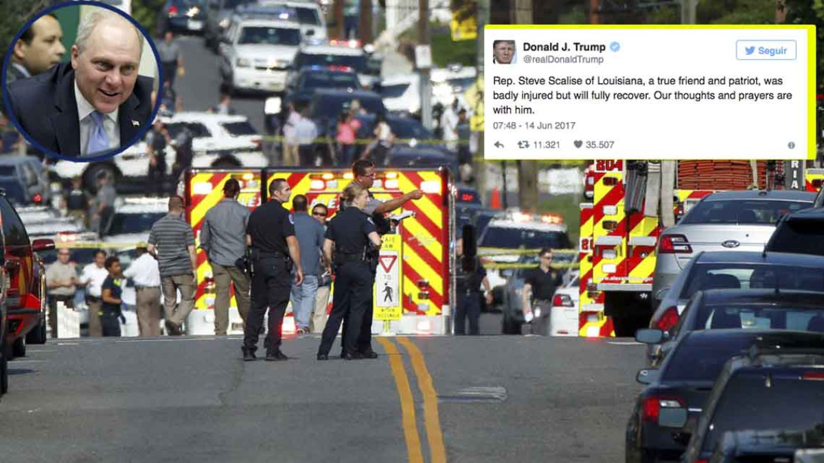Trump se declara "profundamente triste" por tiroteo  de Virginia
