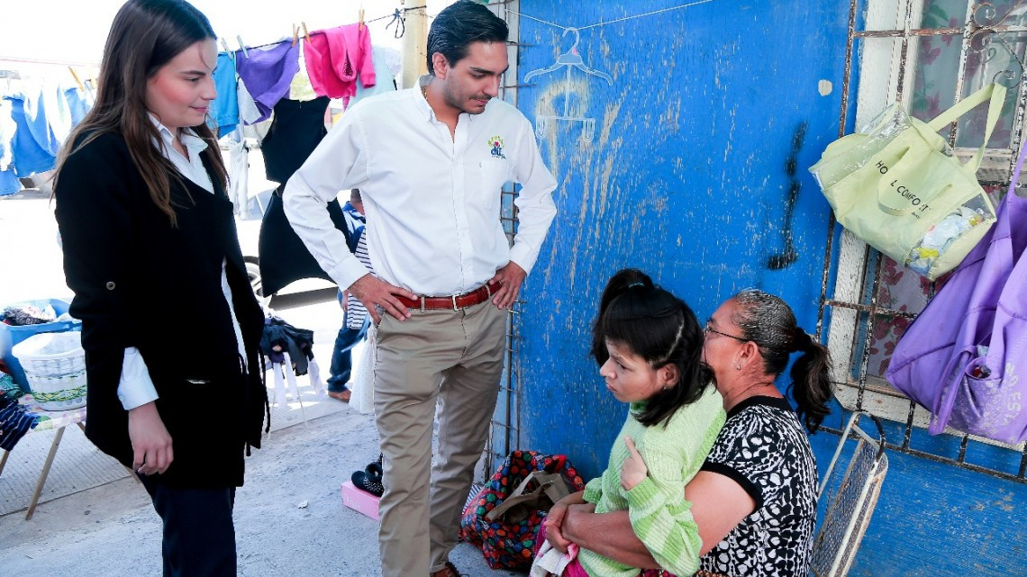 DIF Reynosa realiza programa Jueves de Visita en colonia Ernesto Zedillo
