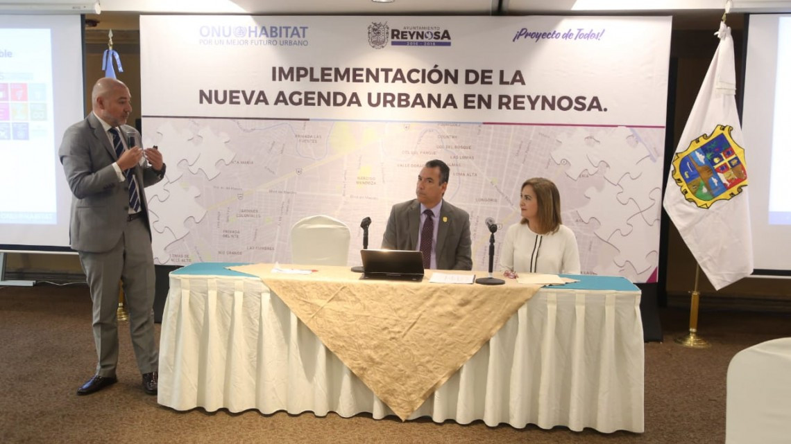 Planifica Reynosa desarrollo sostenible con ONU-Hábitat