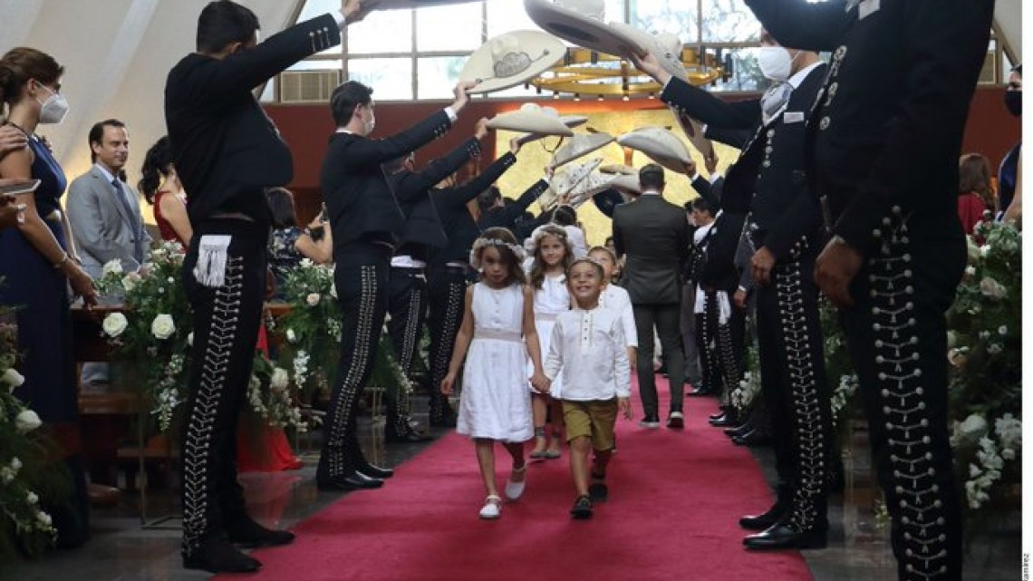 Se casó la hija de Alejandro Fernández en Zapopan