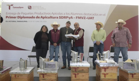 Fortalecen nuevos apicultores el campo tamaulipeco
