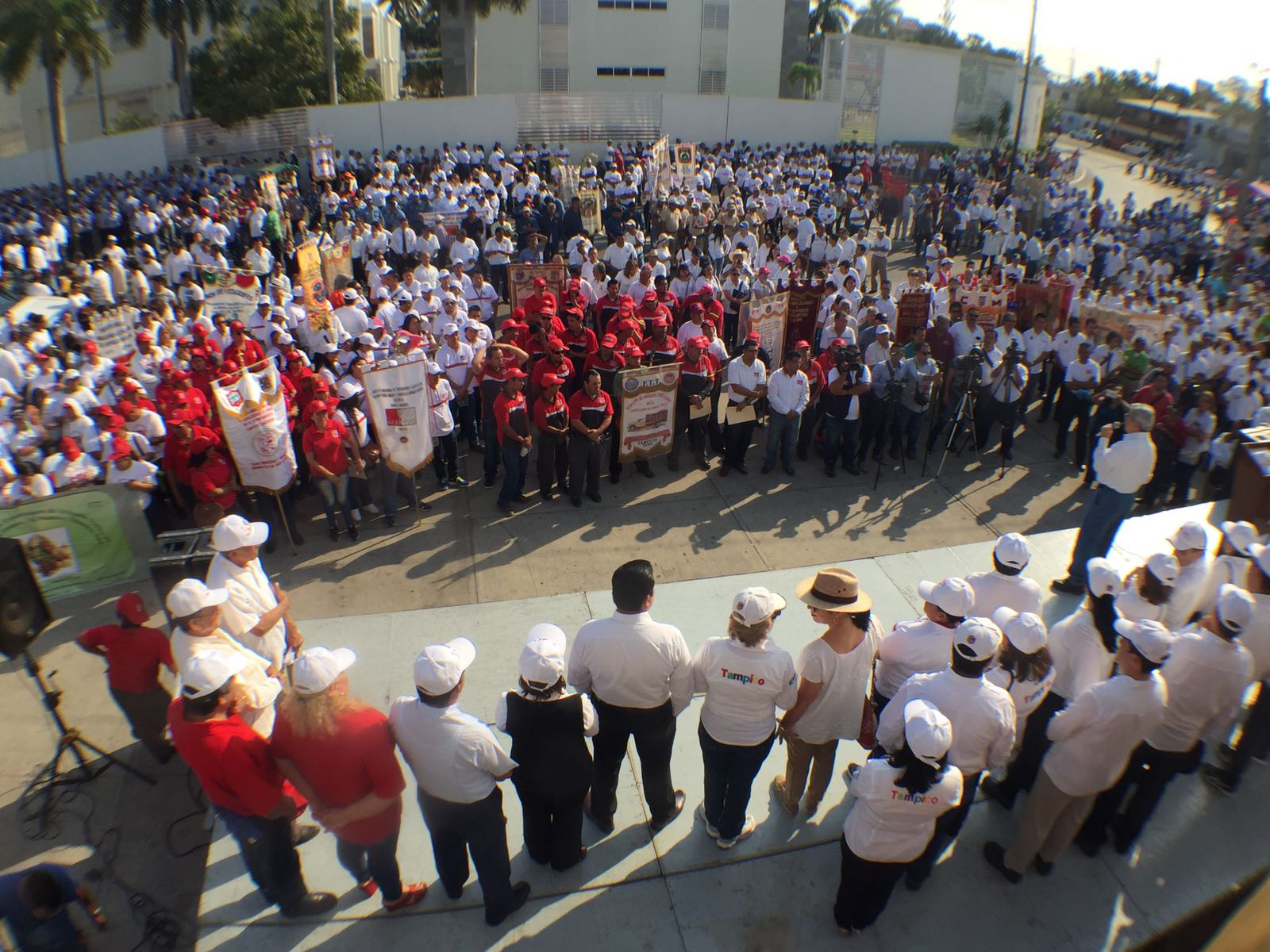 Exigen en el sur de Tamaulipas más trabajo a EPN este 1 de mayo