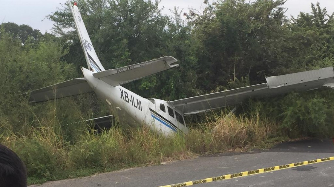 Se desploma avioneta en Altamira