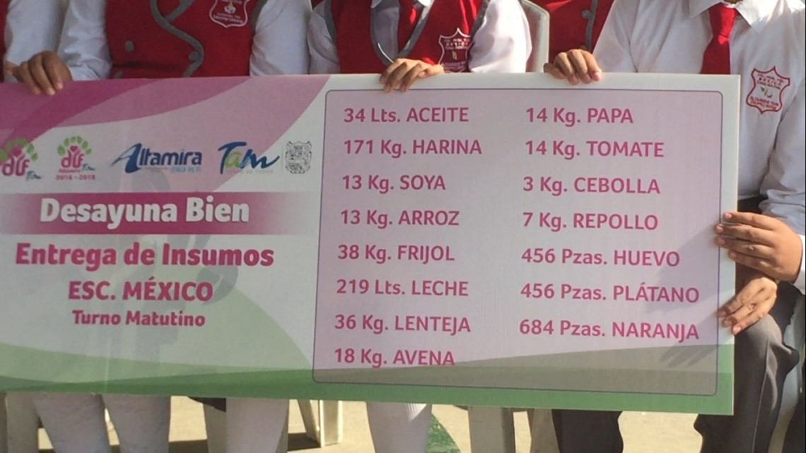 Inicia en Altamira el programa "Desayuna bien"