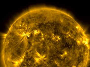 El Sol tuvo una explosión intensa 