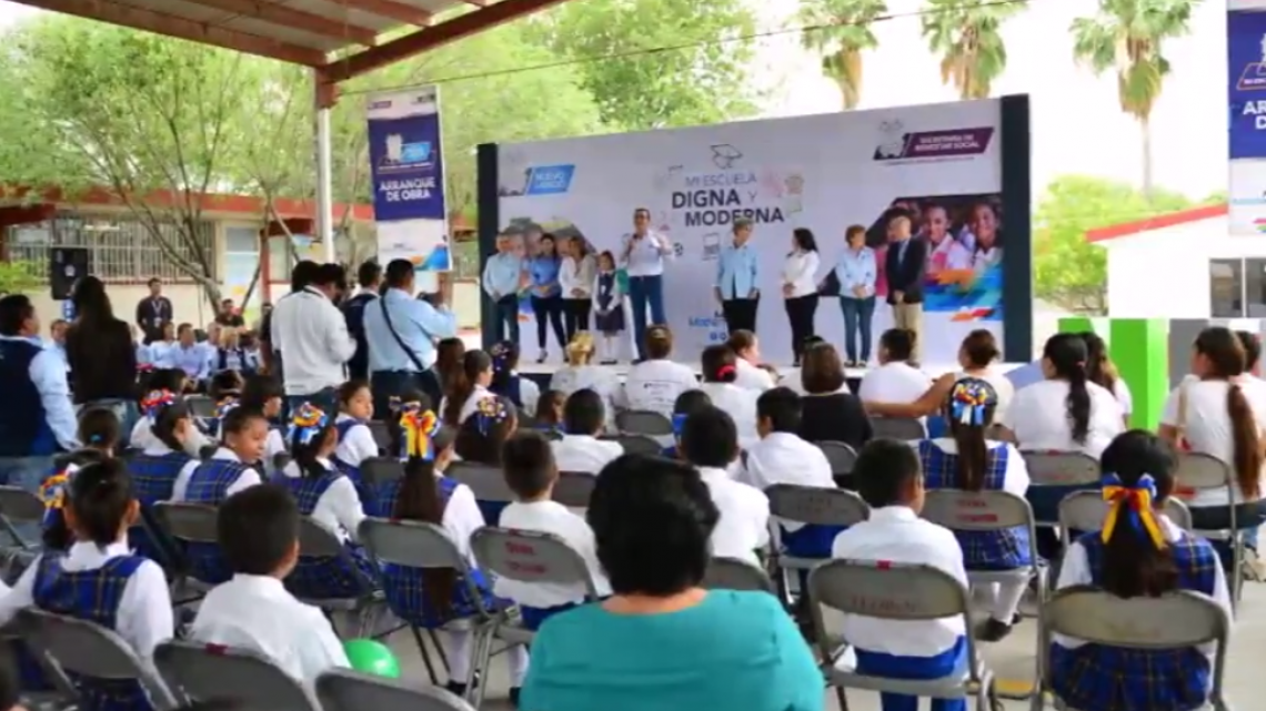 Beneficia Mi Escuela Digna y Moderna a primaria Eugenio Villareal Villareal