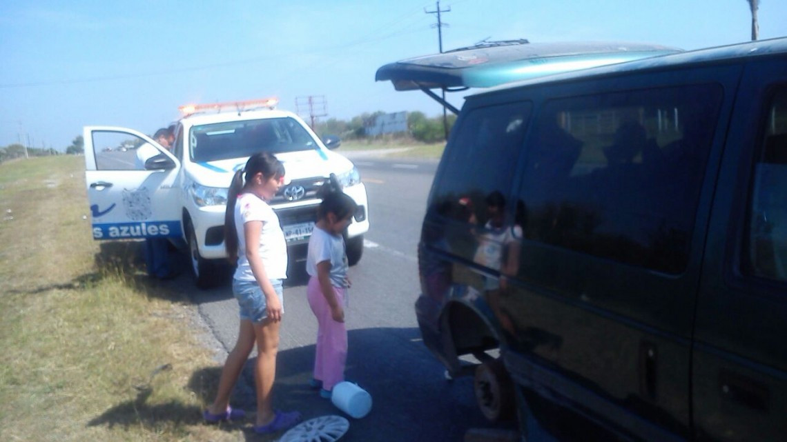 Ángeles Azules brindan asistencia mecánica y de emergencia en Tamaulipas