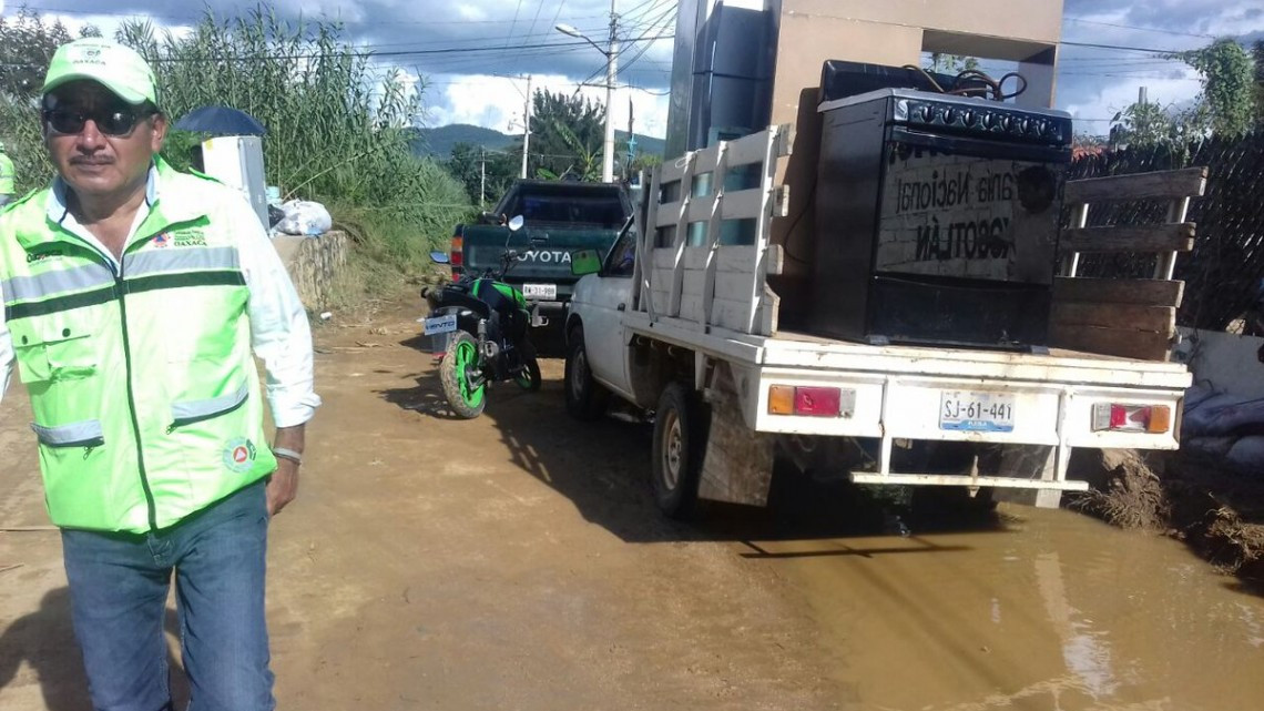Causa Katia inundaciones y desbordamientos en Oaxaca