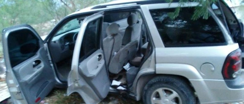 Aseguran camioneta y armamento en Reynosa