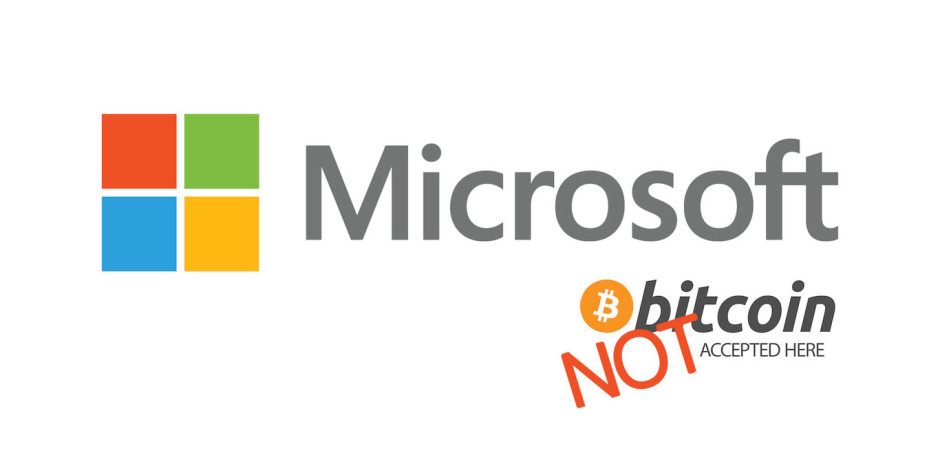 Microsoft dejará de aceptar Bitcoins como método de pago