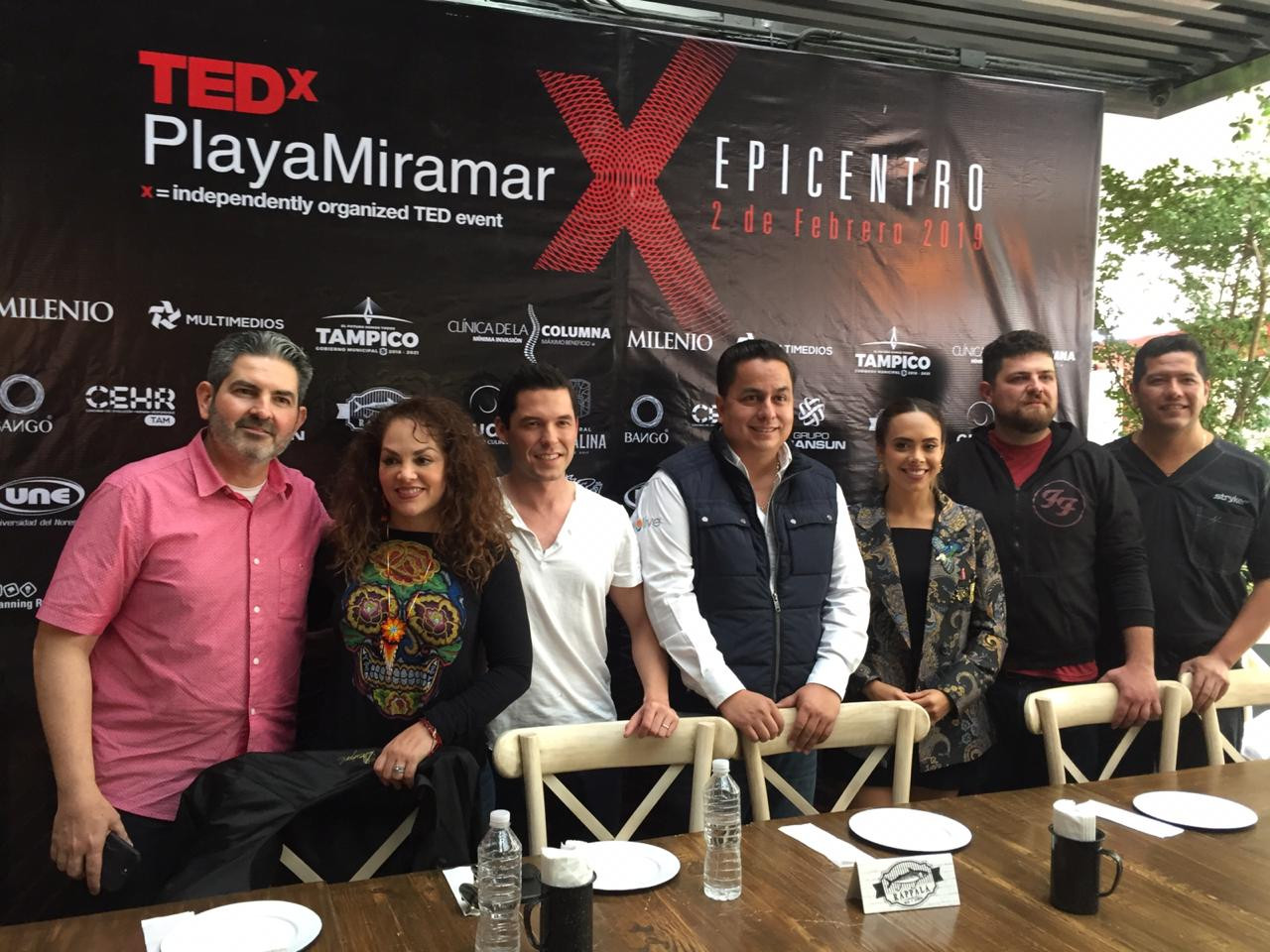 Tatiana, Aleks Sintek, Fernando Platas y Flor Amargo en TEDx Playa Miramar