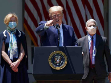 Vacuna para prevenir el COVID-19 estará lista a fin de año: Trump