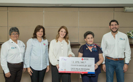 Dona SET más de 2 mdp a Cruz Roja