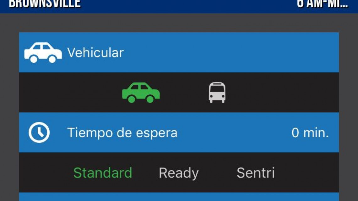 Tiempos de cruce en Puentes Internacionales