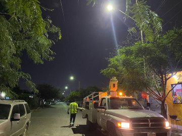 Brilla Reynosa con Imparable rehabilitación del alumbrado público 