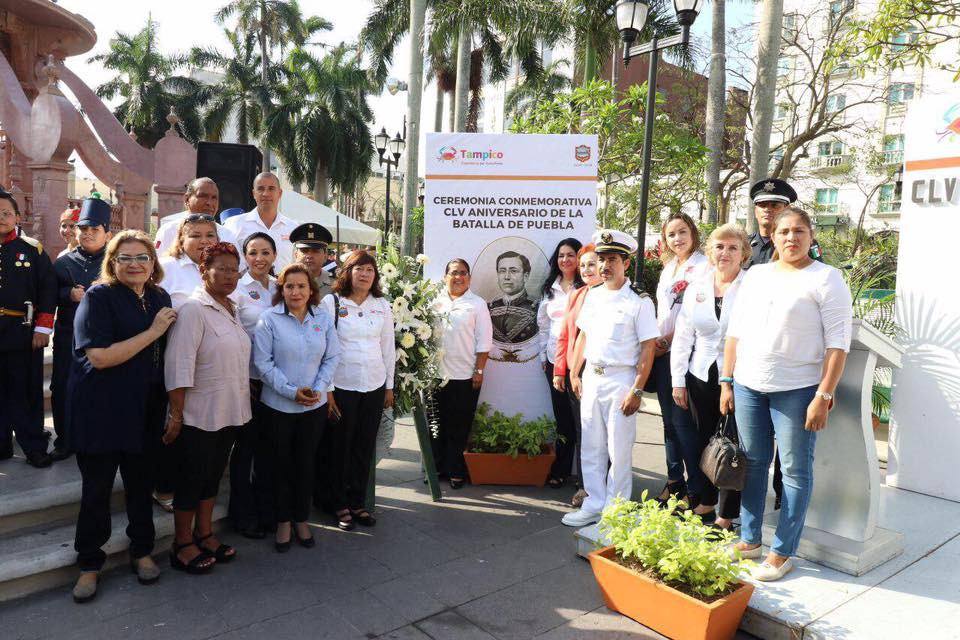 Conmemora Ayuntamiento de Tampico 155 Aniversario de la Batalla de Puebla