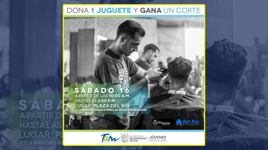 Peluqueros harán cortes gratis por juguetes