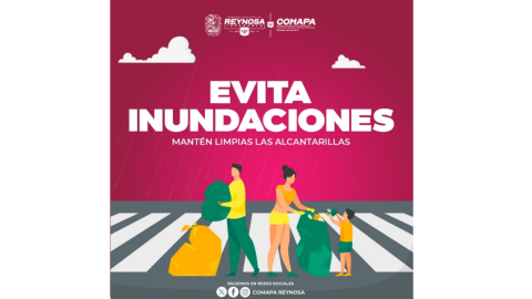 Exhorta COMAPA a evitar arrojar basura a las vías públicas 