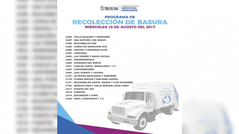 Programa de recolección de basura