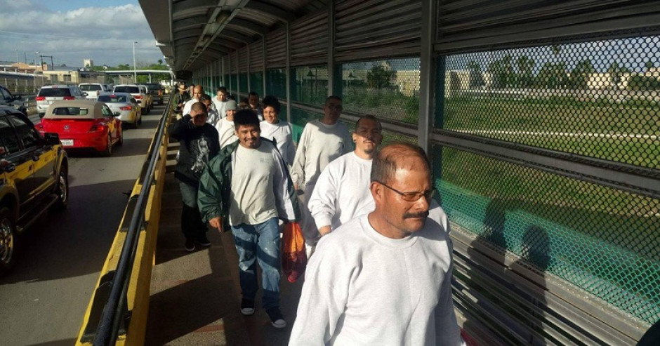 Mas de 10 mil 500 deportados se han recibido por el Puente Nuevo de Matamoros