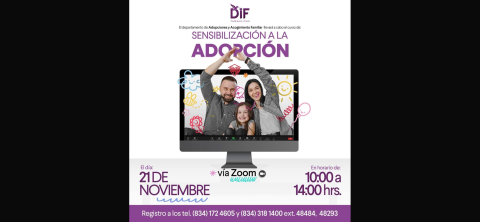 DIF Nuevo Laredo promueve formación de nuevas familias a través de curso de adopción