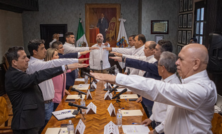 Se instala el nuevo consejo de administración de la Junta de Aguas y Drenaje de Matamoros